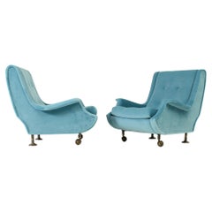 Pair of Regent Armchairs by Marco Zanuso for Arflex, Italy