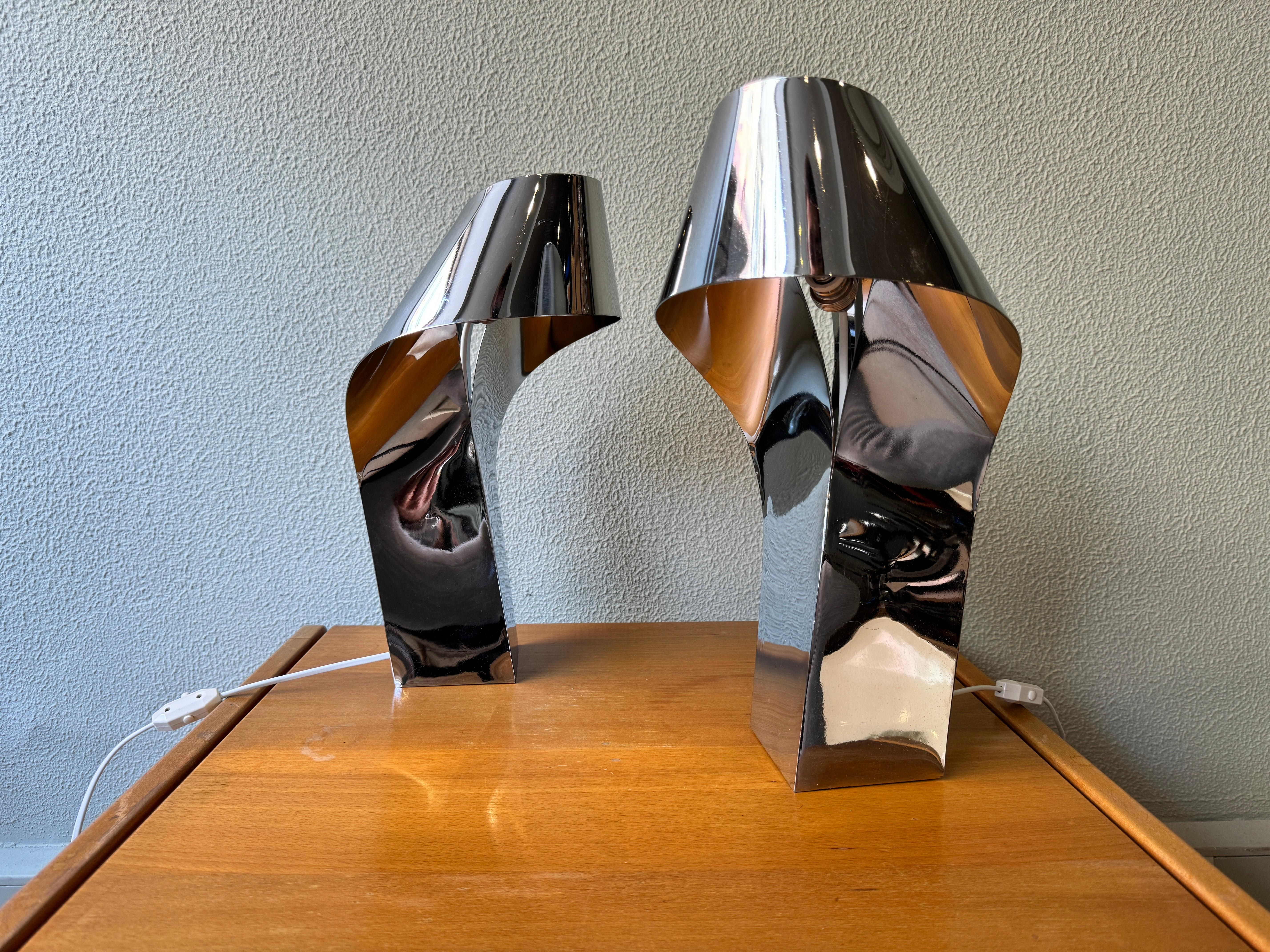 Pair of Reggiani Table Lamps 1970's 12