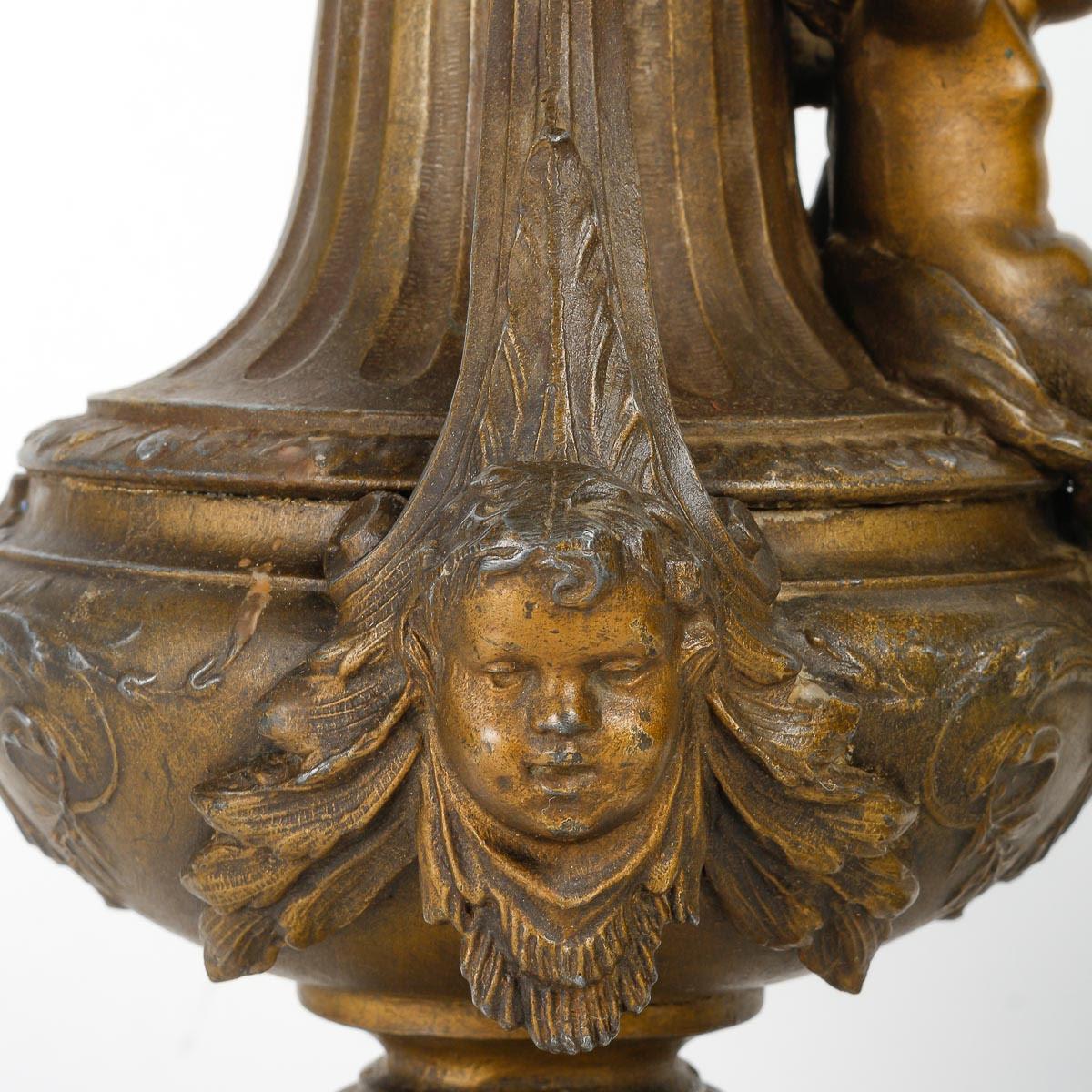 Pair of Regula Vases, 19th Century, Napoleon III Period. For Sale 1