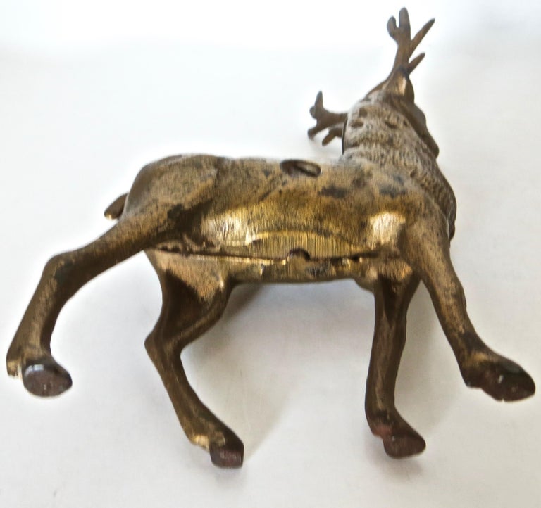 Pair of Reindeer Antique Still Banks, American, circa 1910 For Sale 6