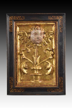 Pair of Reliefs, Grotesque or Candelieri, Wood, 16th Century