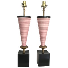 Pair of Rembrandt Ceramic Lamps