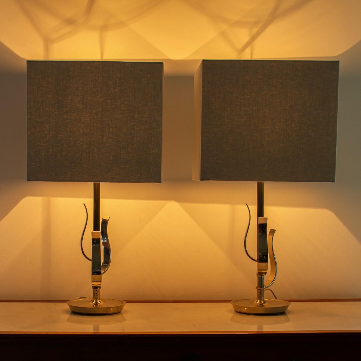 Mid-Century Modern Pair of Rembrandt Designed Lamps, 1950s
