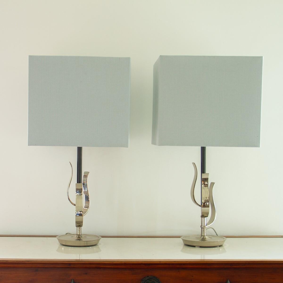 Pair of Rembrandt Designed Lamps, 1950s In Good Condition In Donhead St Mary, Wiltshire