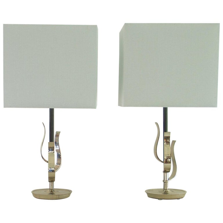 Pair of Rembrandt Designed Lamps, 1950s For Sale