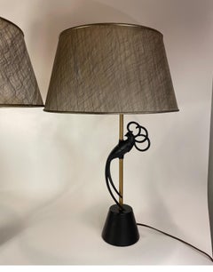 Pair of Rembrandt Lovebird table lamps