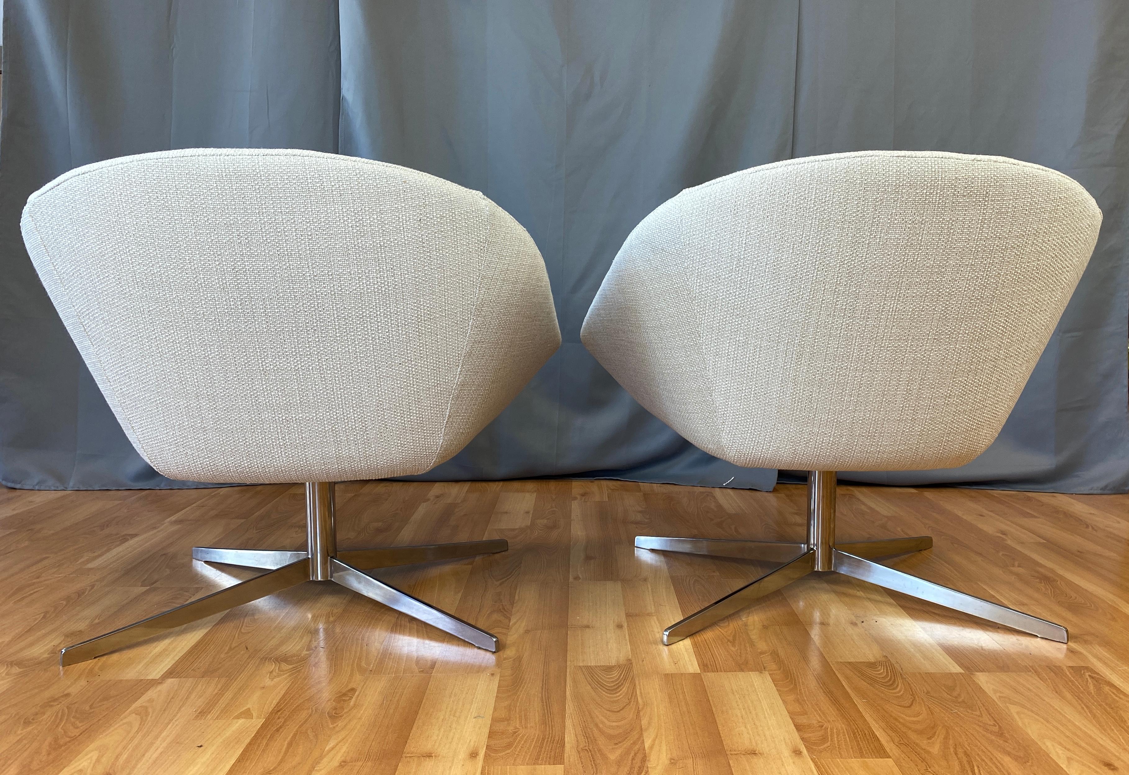 Pair of Remy Lounge Chairs by Jeffrey Bernett for Bernhardt Design 1