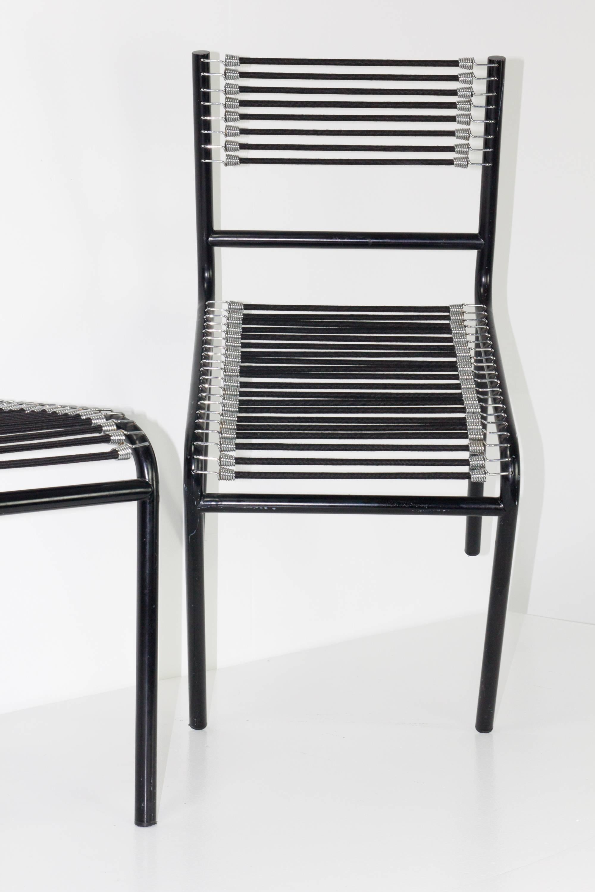 Modern Pair of René Herbst Sandows Chairs