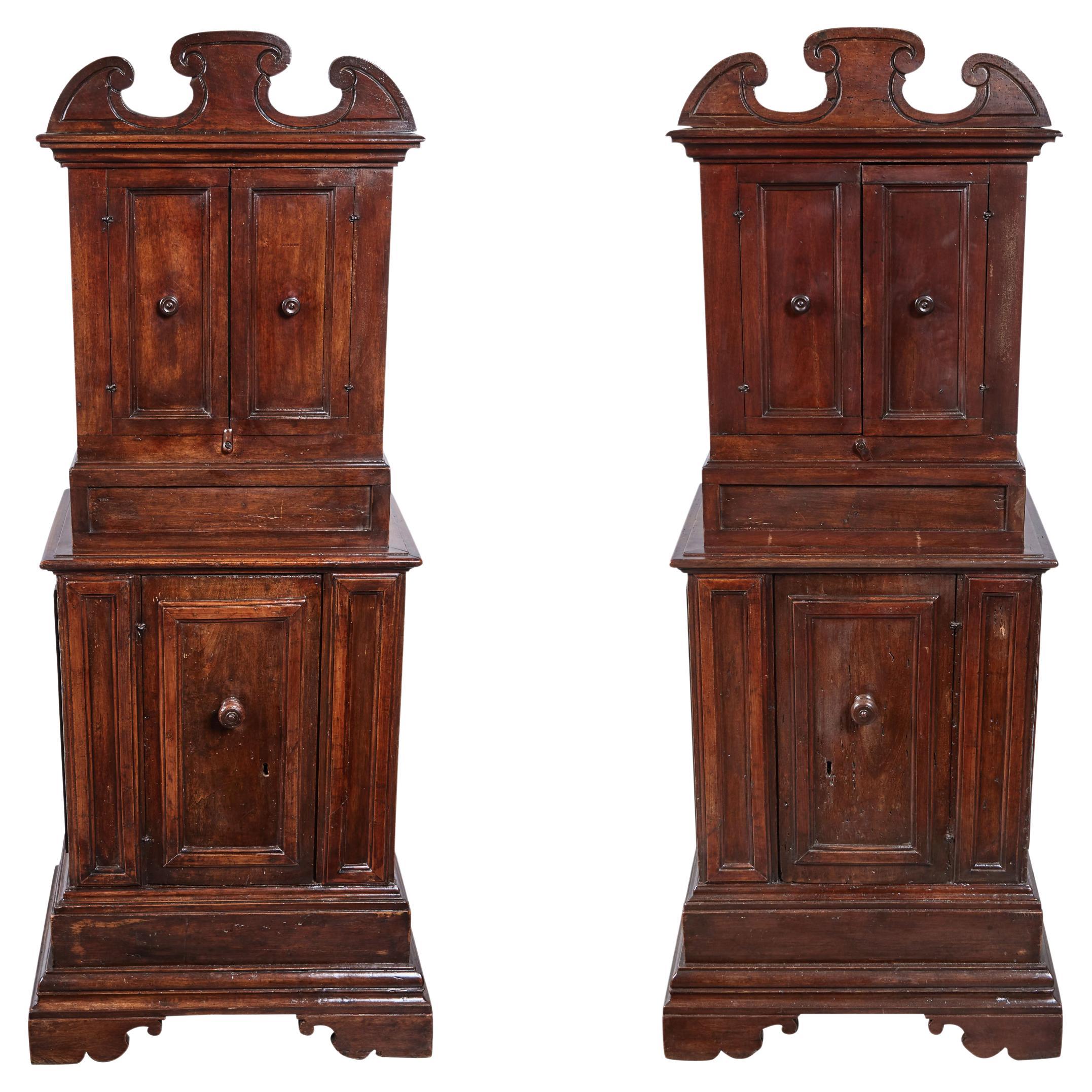 Pair of Renaissance Revival Cabinets For Sale