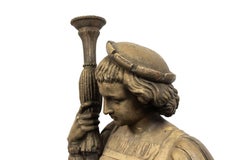 Pair of Italian Renaissance Iron Page Figures