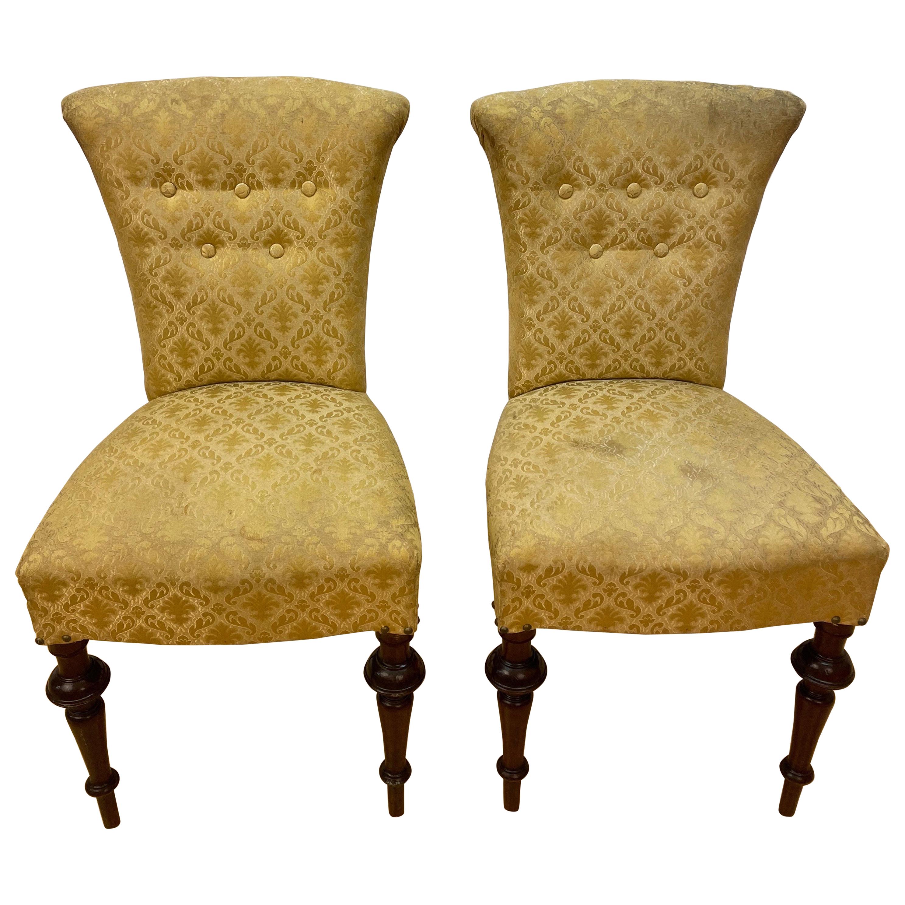 Spanish Renaissance Revival Style Chairs, Set of Six at 1stDibs