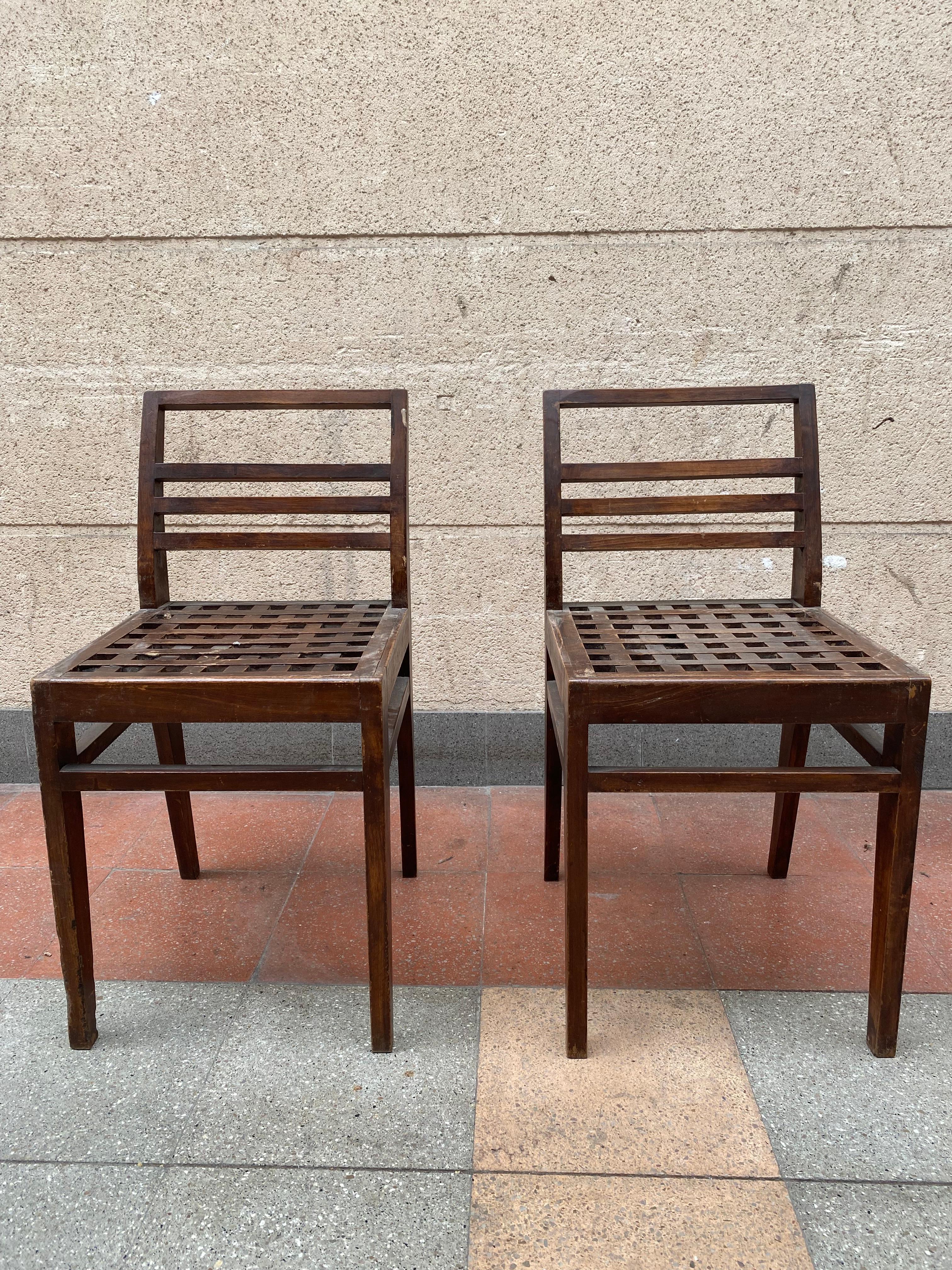 Metal Pair of René Gabriel chairs - Circa 1947/1950 Reconstruction furniture