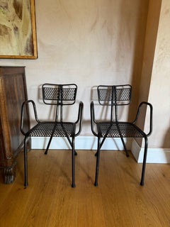 Pair of Rene Malaval armchairs