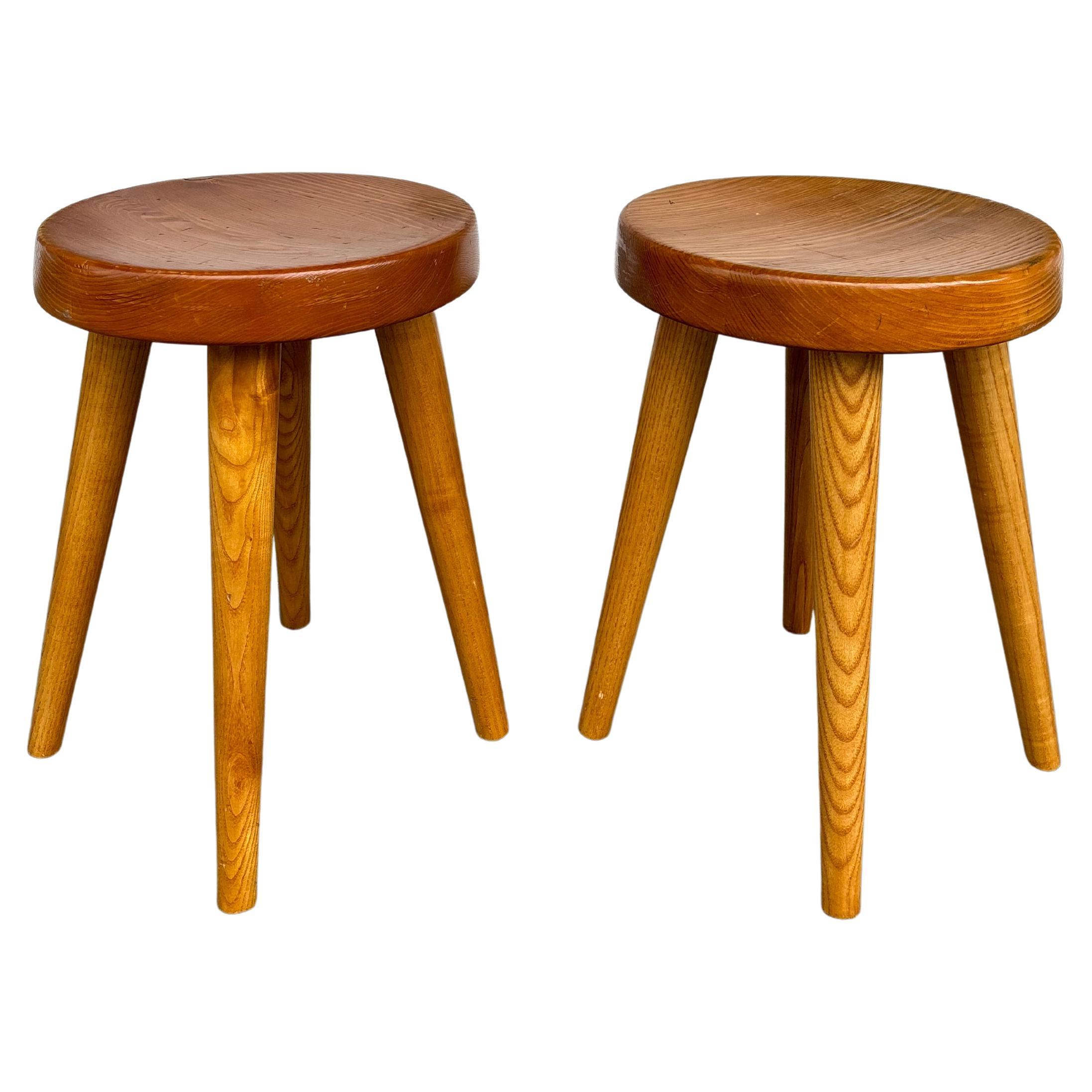Pair of René Martin Stools