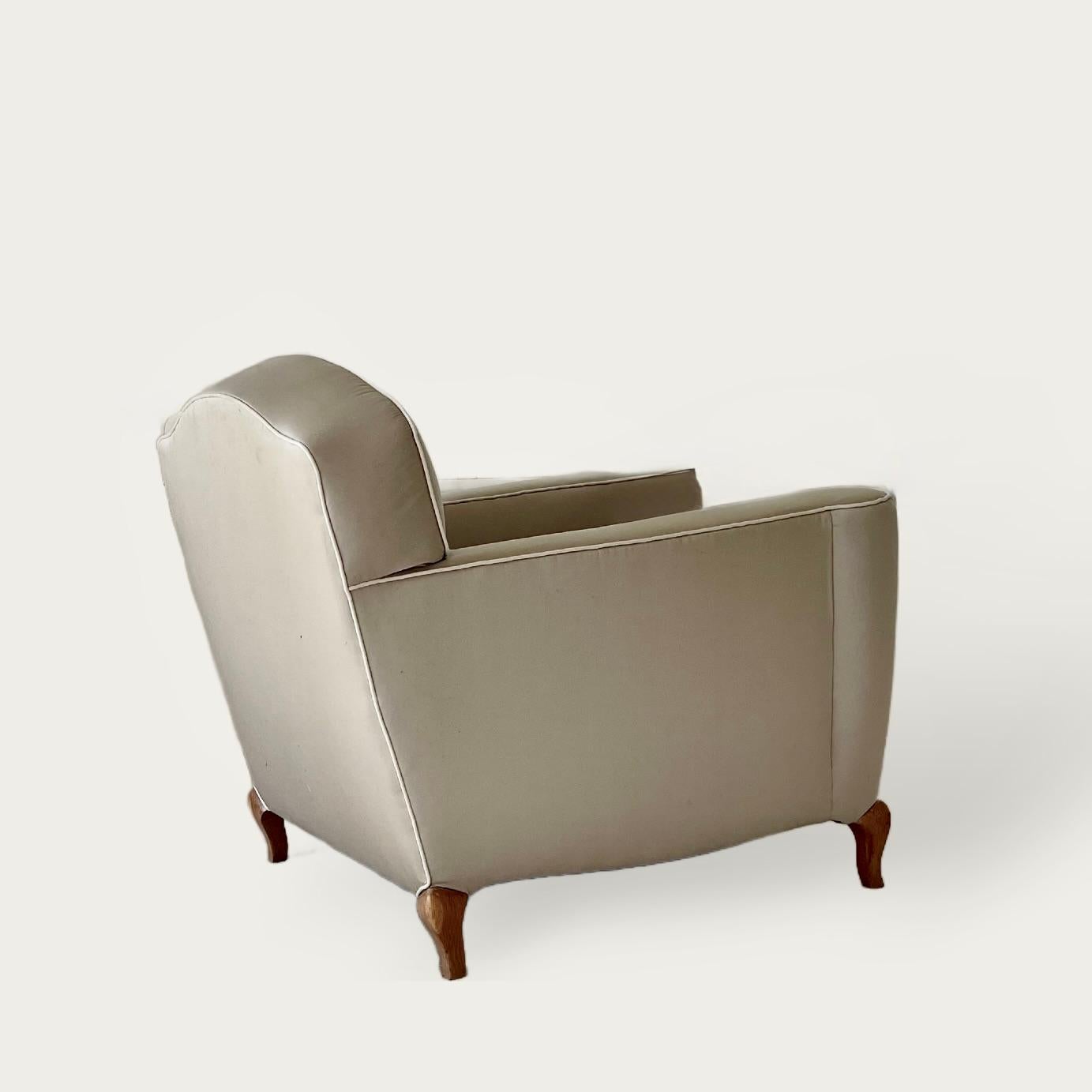 Art Déco Coppia di poltrone Rene Prou, circa 1940 in vendita