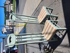 Pareja de sillas de comedor Rennie McIntosh Tall Scottish Arts & Crafts de Cassina