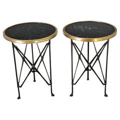 Pair of Reproduction Empire Revival Gueridon Tables