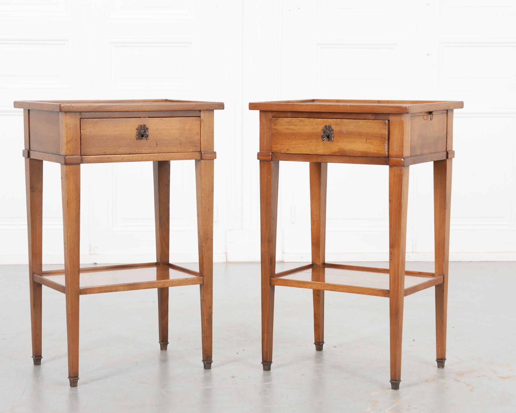 Pair of Reproduction French Side Tables In Good Condition In Baton Rouge, LA