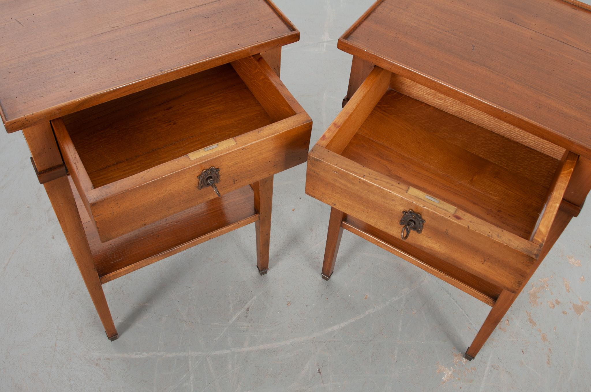 Metal Pair of Reproduction French Side Tables