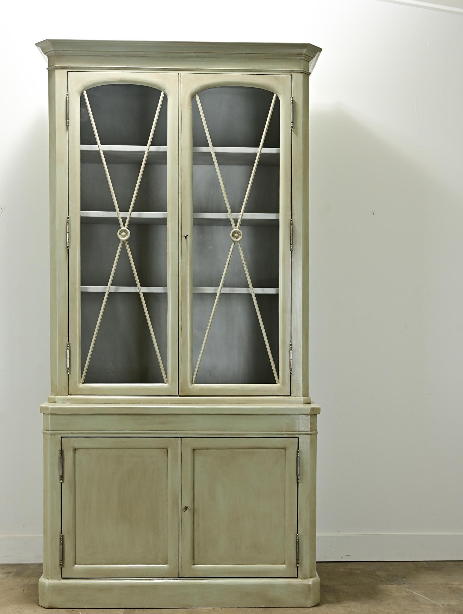 Contemporary Pair of Reproduction Louis Philippe Style Bibliotheques
