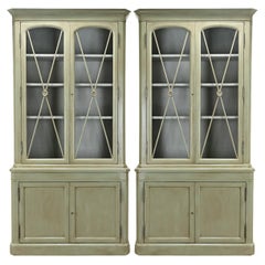Pair of Reproduction Louis Philippe Style Bibliotheques