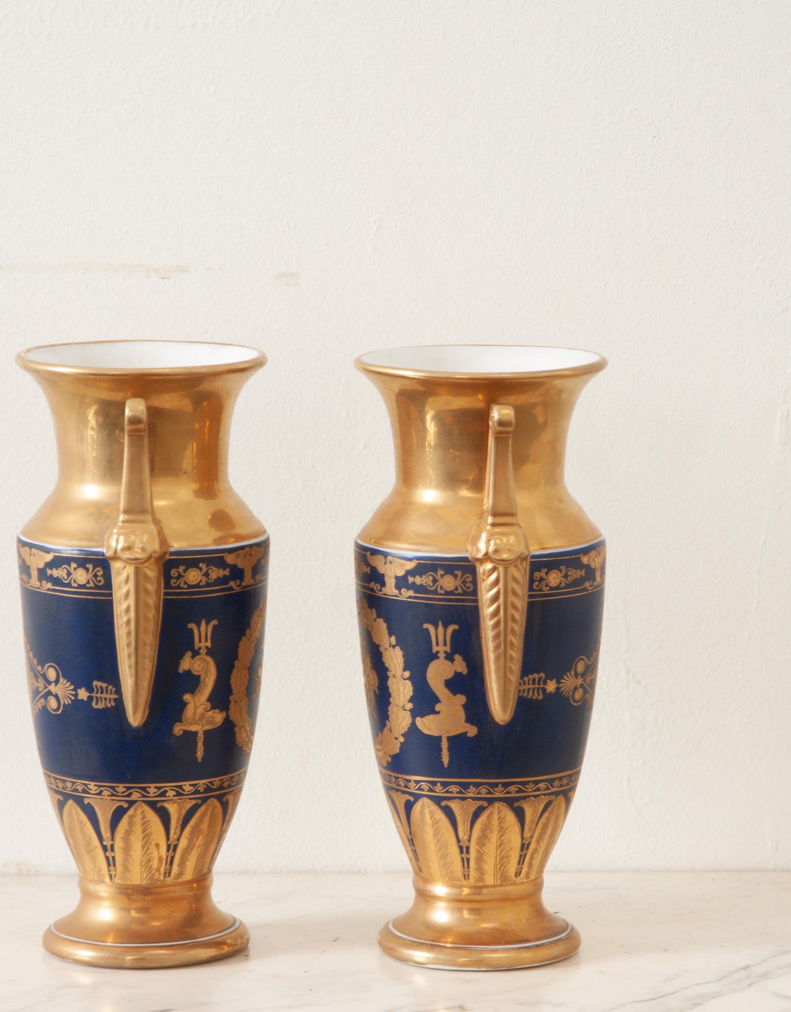 Contemporary Pair of Reproduction Napoleon III Vases