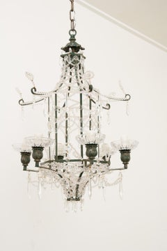 Pair of Reproduction Pagoda Style Lantern Chandeliers