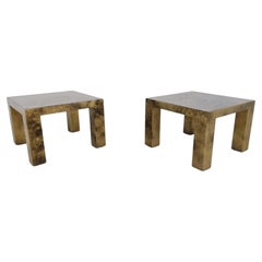 Pair of Resin Side Tables, 1980s