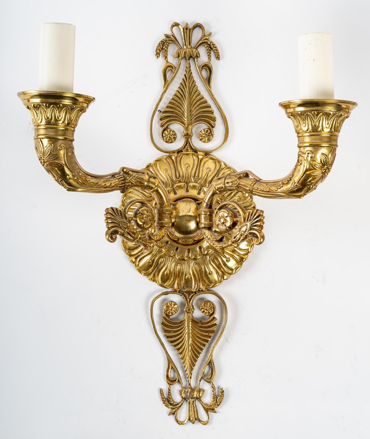 Pair of Restauration Style Wall Lights 1