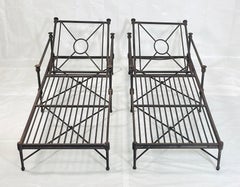 Pareja de tumbonas de exterior de aluminio "Catalina" de Restoration Hardware