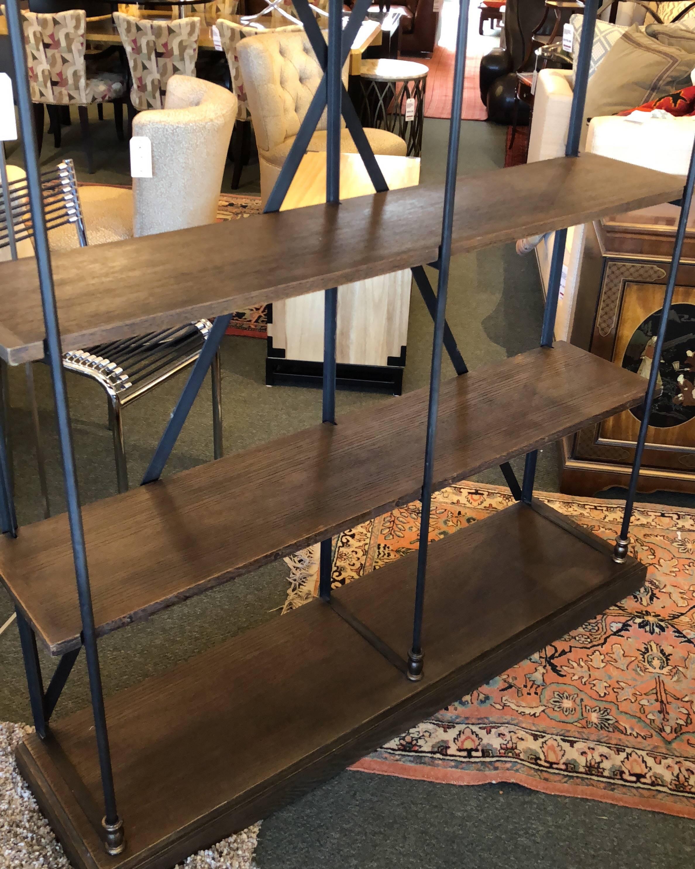 restoration hardware brass shelves