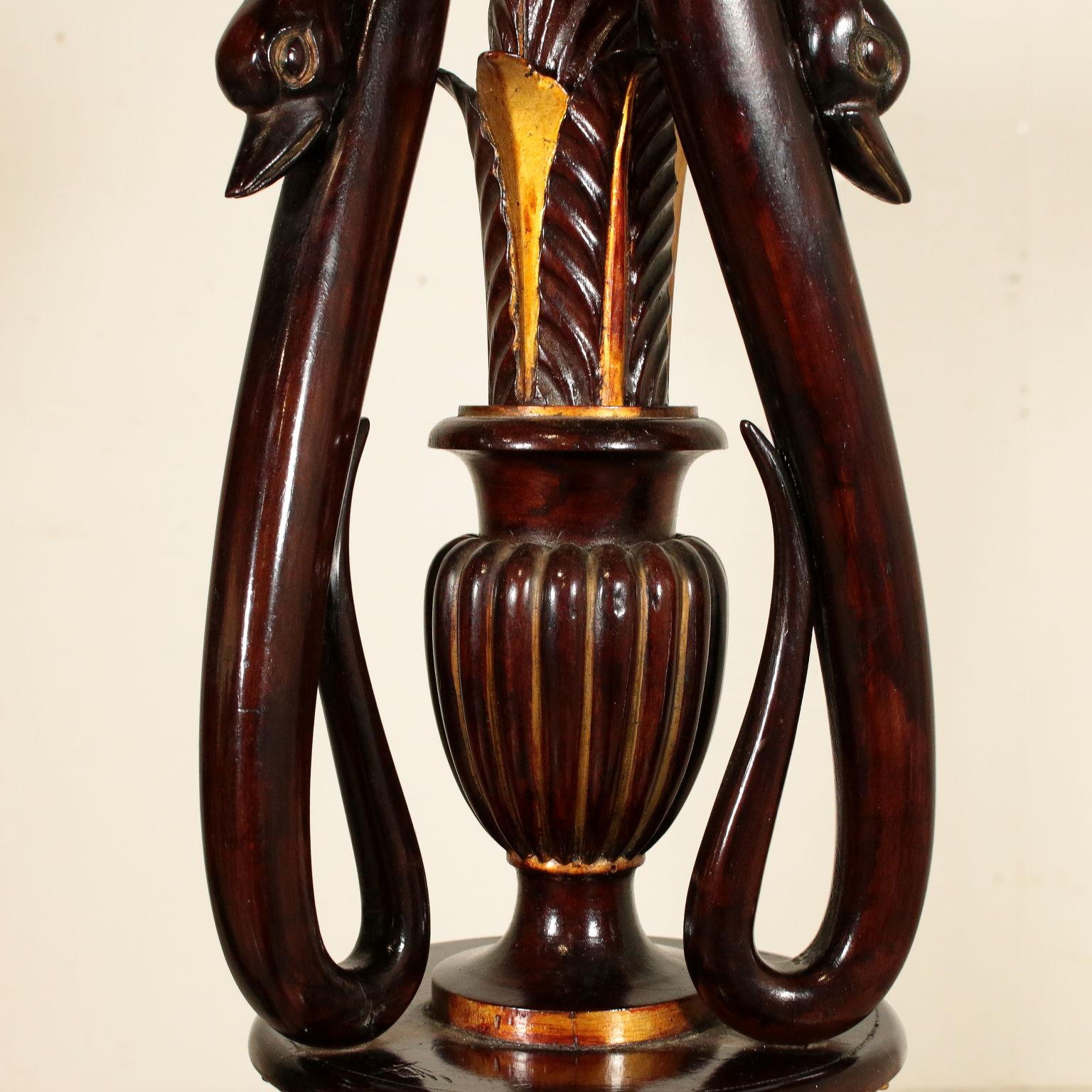 Other Pair of Restoration Mahogany Gueridons, Italy, First Quarter of the 1800s