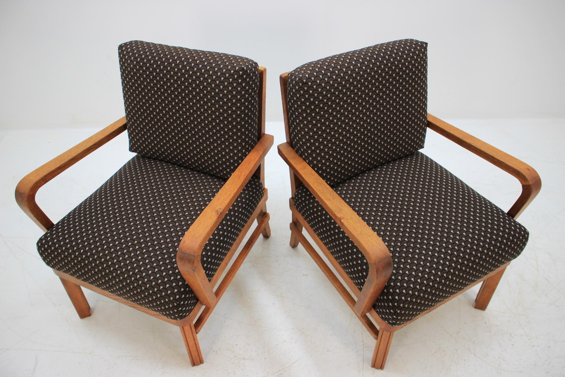 Pair of Restored Armchairs, 1950s 2