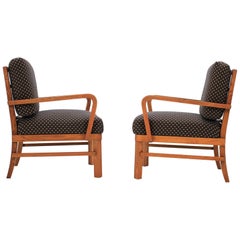 Pair of Restored Armchairs, 1950s