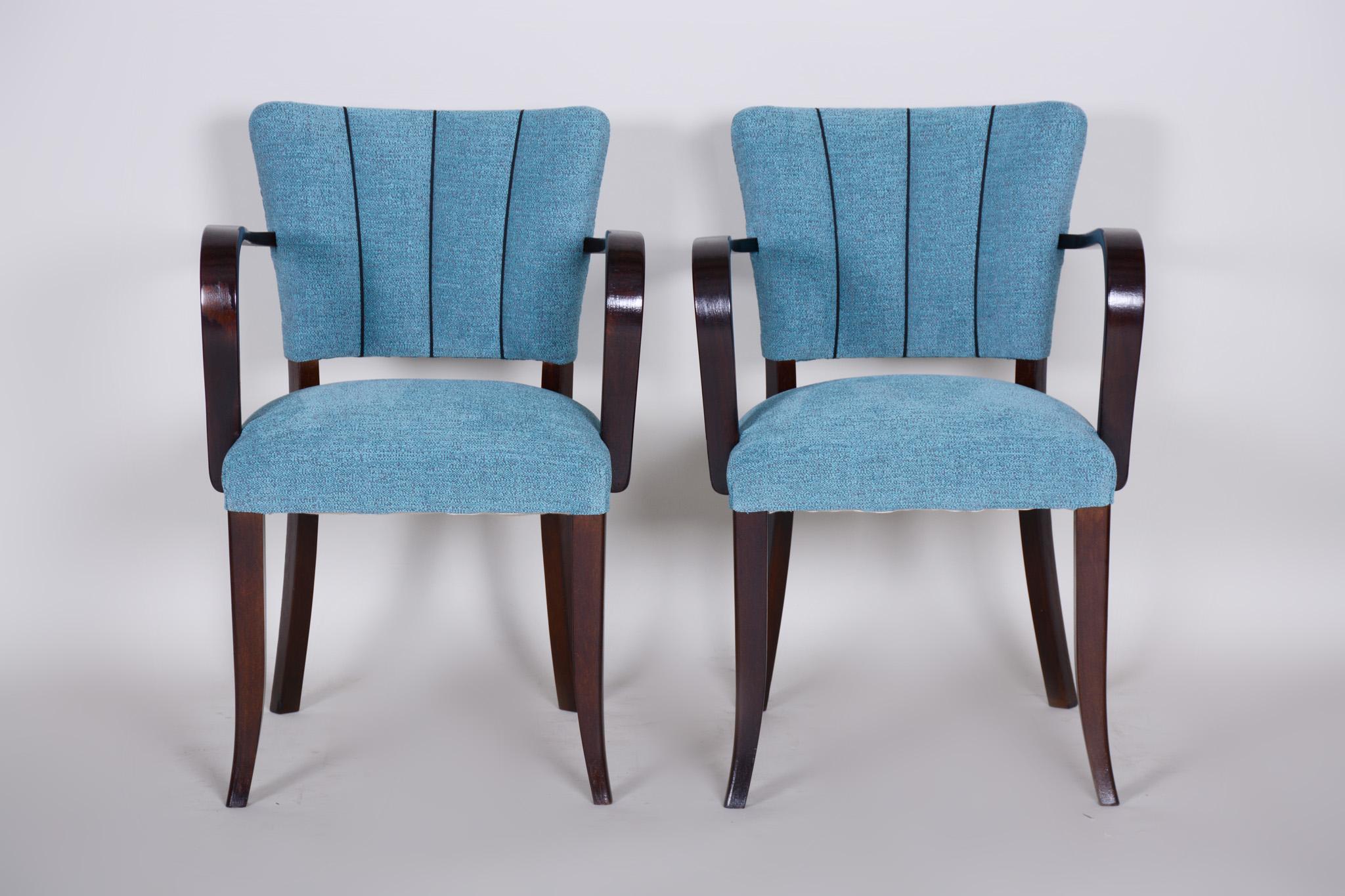 Shipping to any US port only for $290 USD

Pair of Art Deco armchairs
Source: France
Period: 1930-1939.
Material: Oak
Completely restored.
New professional upholstery and fabric.