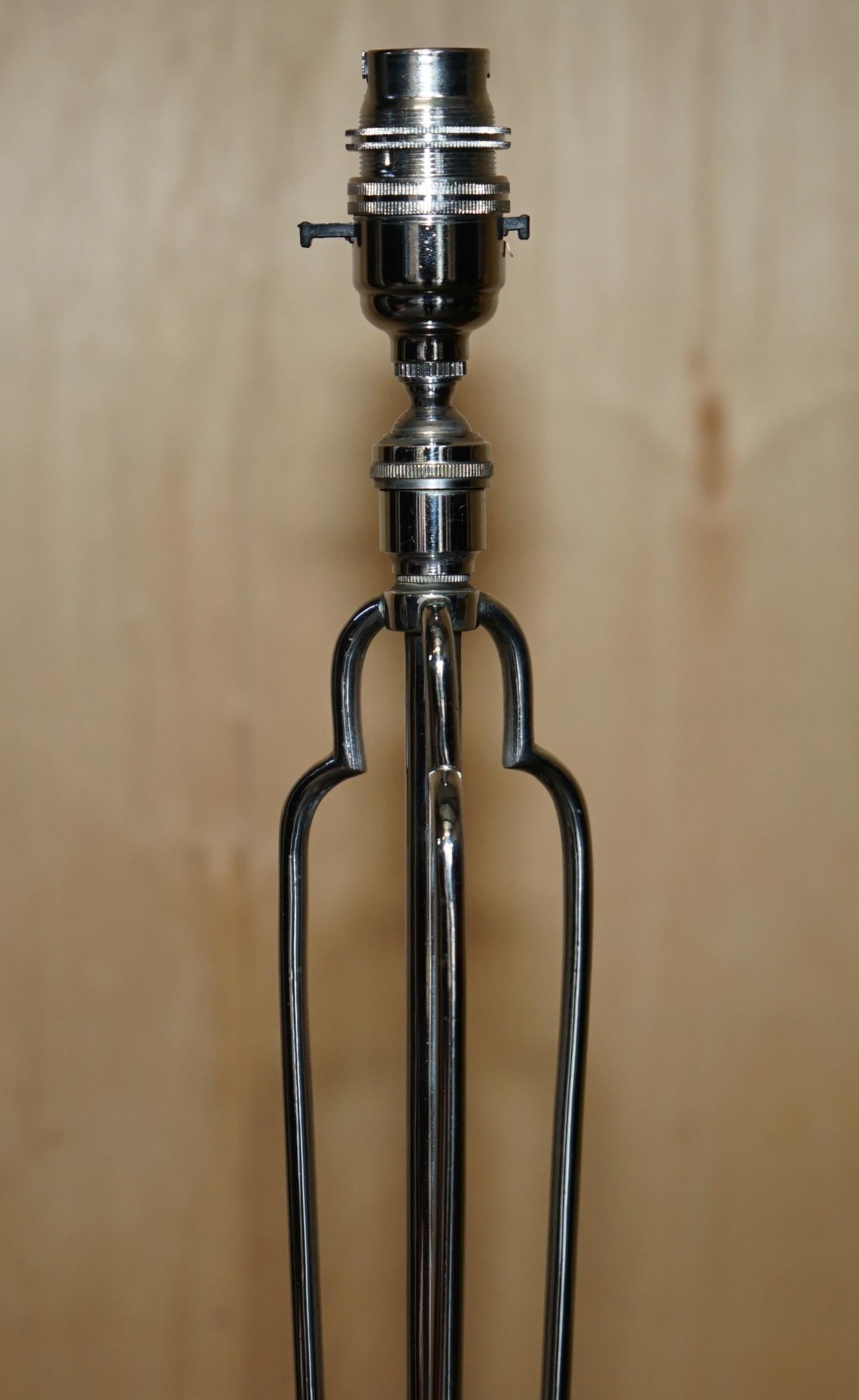 Art Deco PAiR OF RESTORED ARTICULATED ELSIE ROBERTS OSWALD PARTRIDGE MILNE TABLE LAMPS For Sale