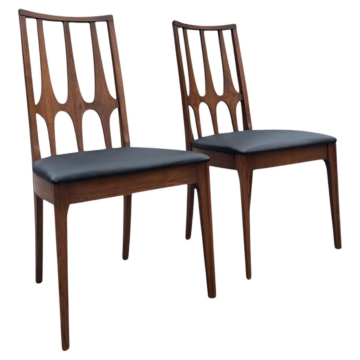 Pair of Restored Broyhill Brasilia Mid-Century Modern Dining Chairs
