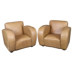 Wood Club Chairs