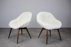 Paire de chaises longues restaurées par Miroslav Navratil, années 1960