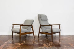 Pair Of Mid Century GFM64 Armchairs By Edmund Homa, 1960's