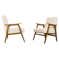 Vintage Pair Of Restored Mid Century Modern Armchairs, Europe, 1960's