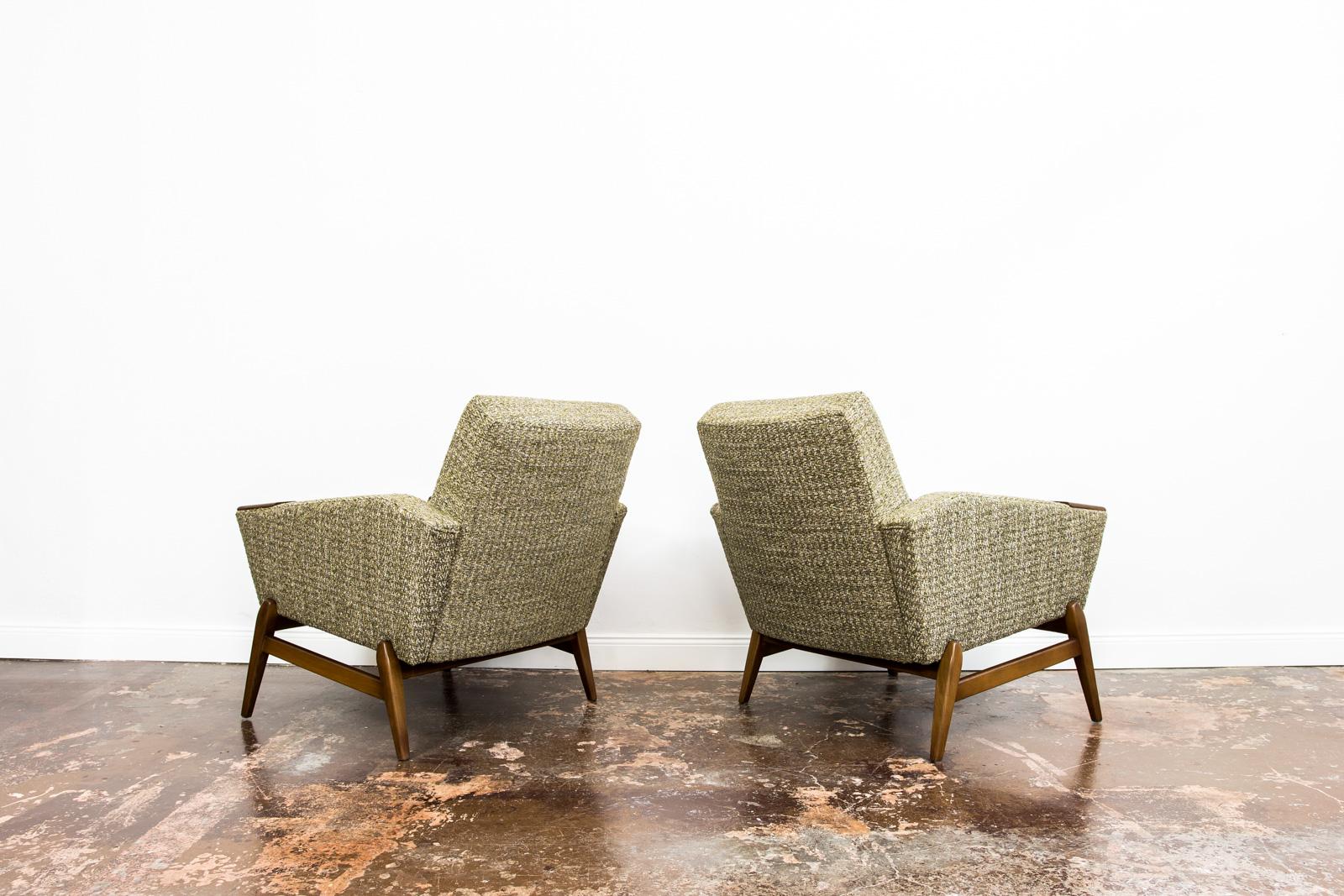 Pair of Restored Mid-Century Scandinavian Armchairs, 1960s 1