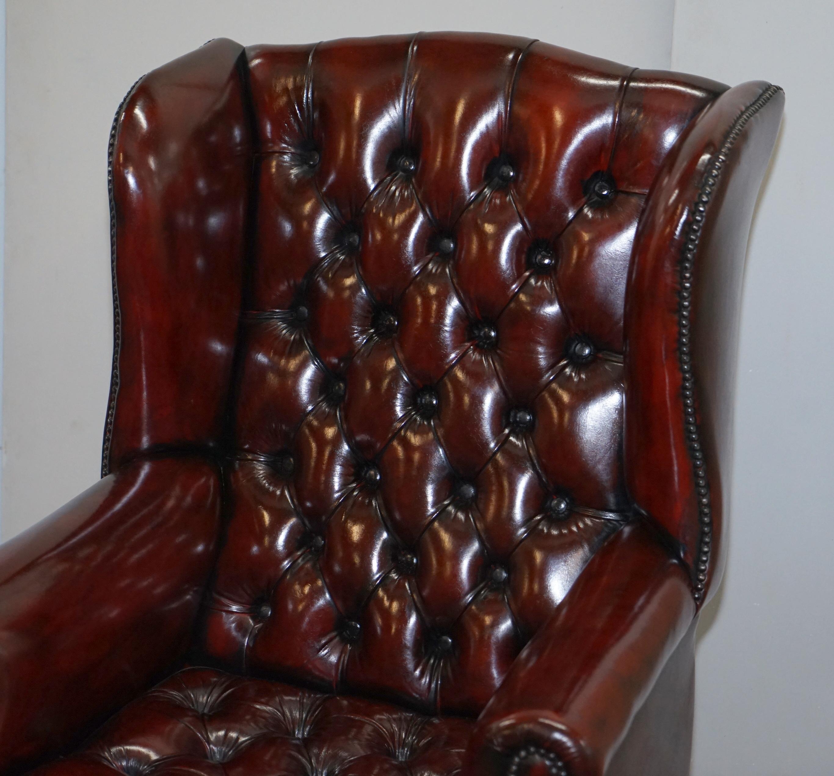 wingback chesterfield chair