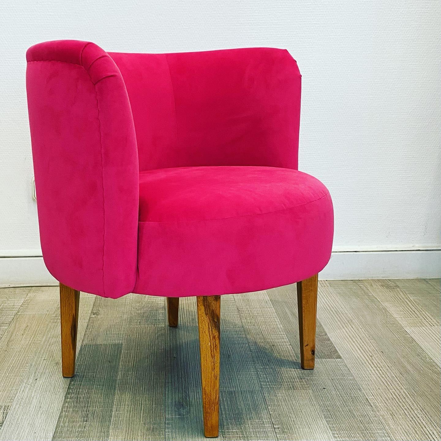 Pair of retro armchairs, 1960's Hungary, reuphlostered, excellent condition. We have another blue pair of  them. Please, check out our sortiment here!