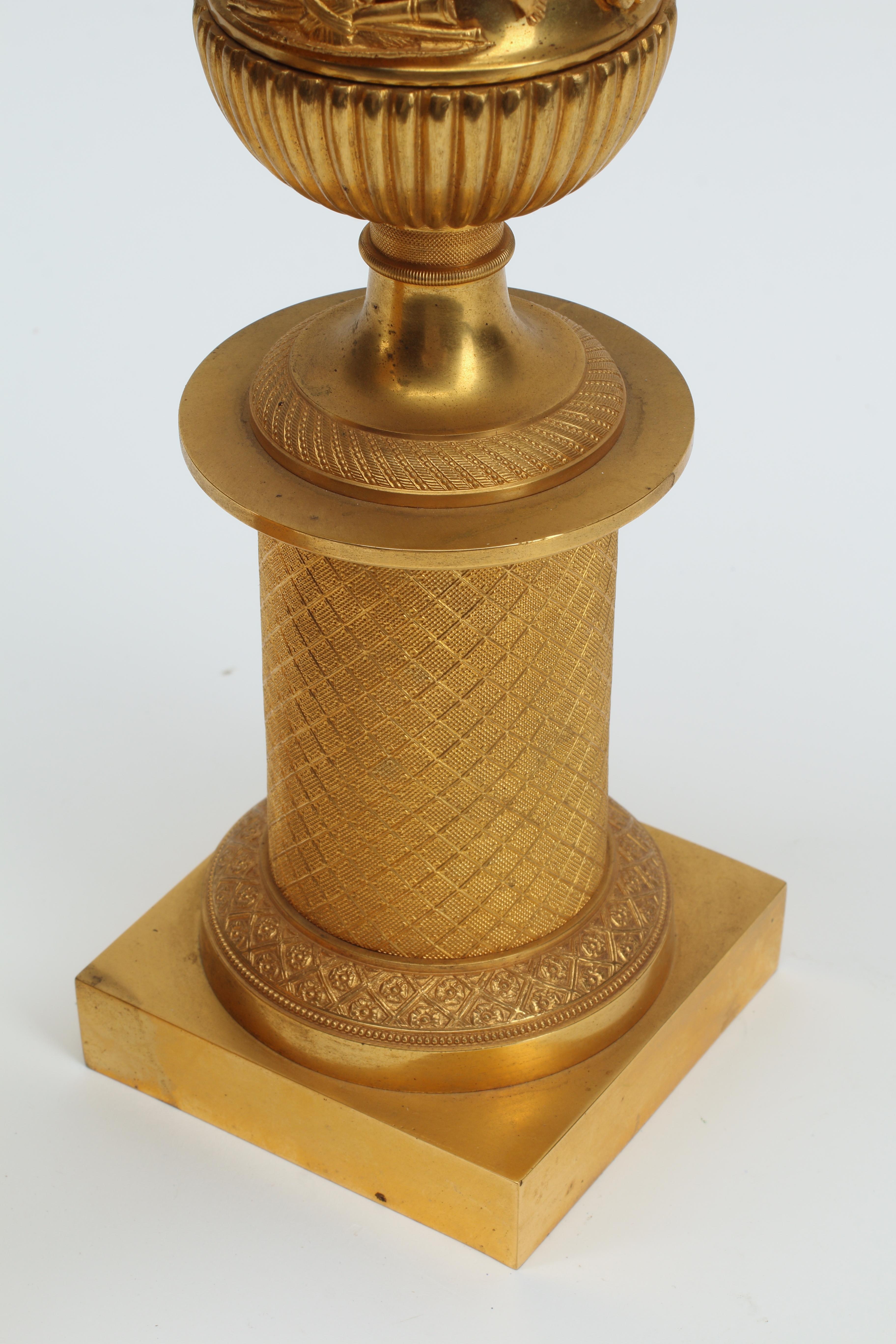 Carlo X Coppia di cassette/portatutto reversibili in bronzo dorato, 19° C. Francia in vendita
