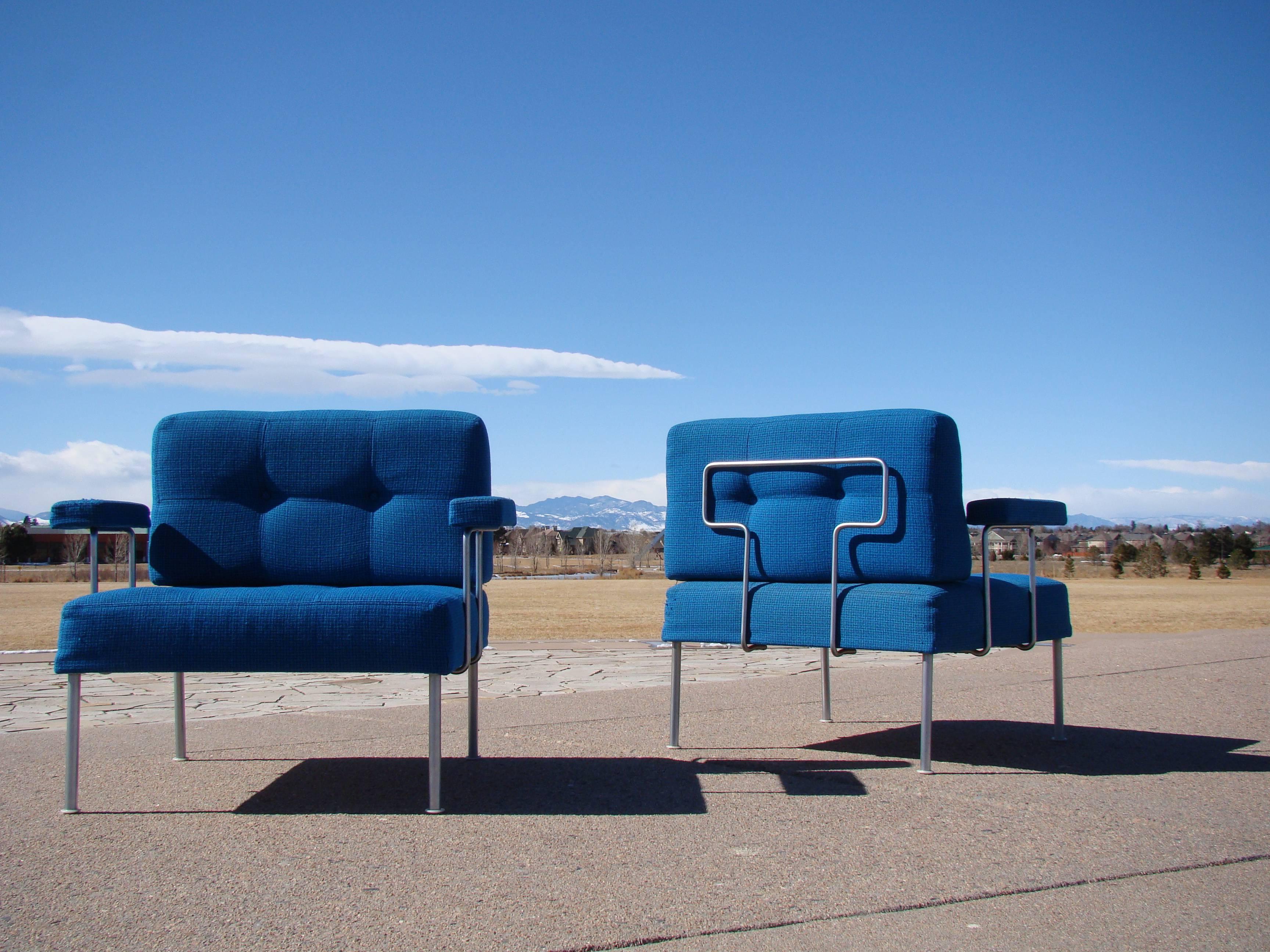 Pair of 'Revolt' Chairs by Poul Cadovius for France and Son, 'Denmark' In Good Condition For Sale In Denver, CO