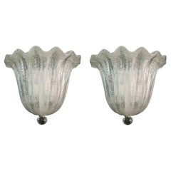 Coppia di applique "Rialto" di Aureliano Toso, 6 coppie disponibili