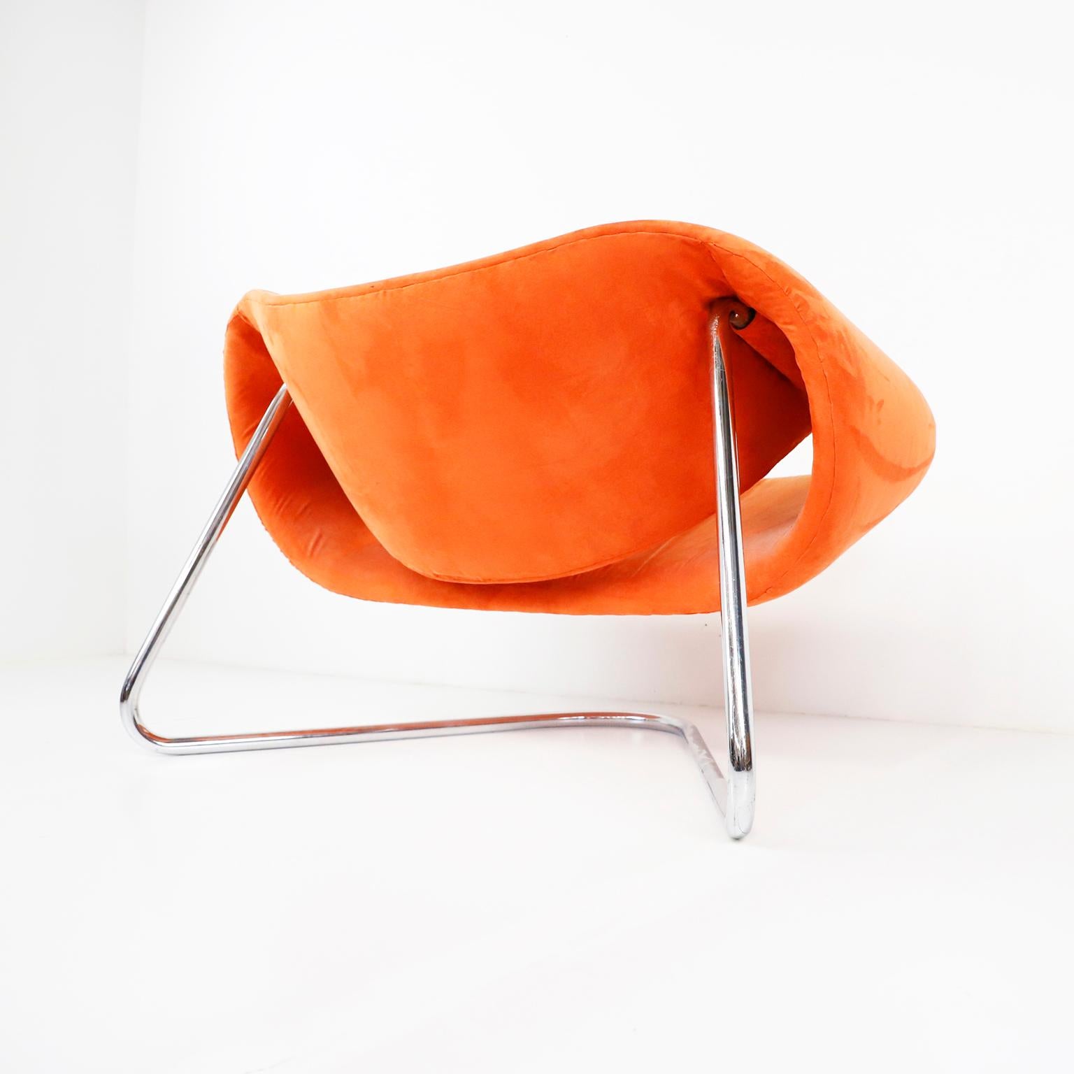 Mexican Pair of Ribbon Chairs Attributed to Cesare Leonardi & Franca Stagi For Sale