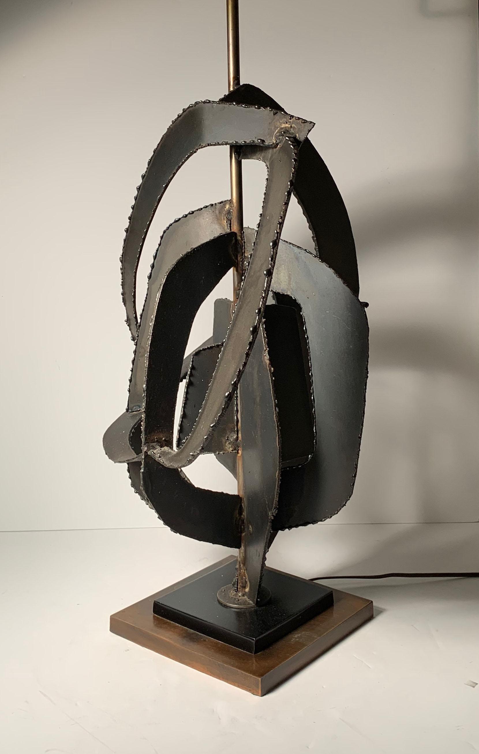 Américain Paire de lampes brutalistes de Richard Barr pour Laurel en vente