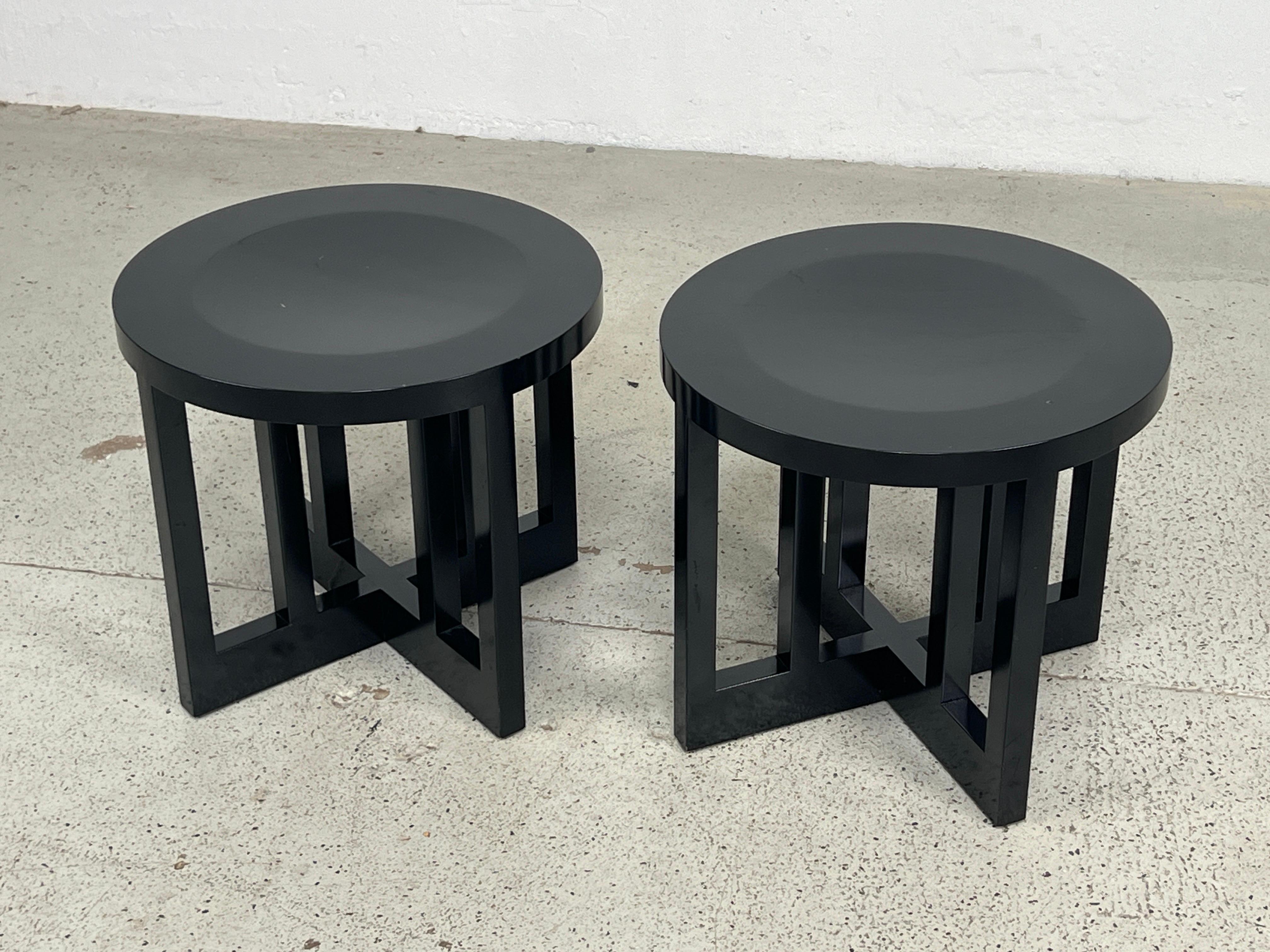 Pair of Richard Meier for Knoll Stools / Tables  For Sale 10
